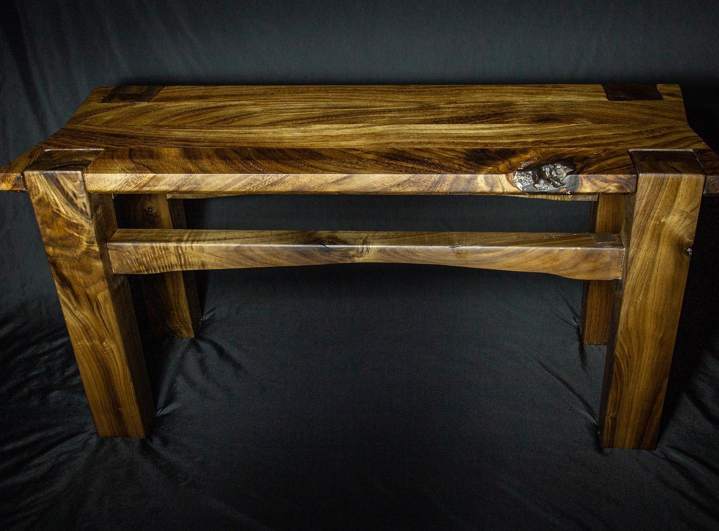 Walnut/Guanacaste Floating Bench